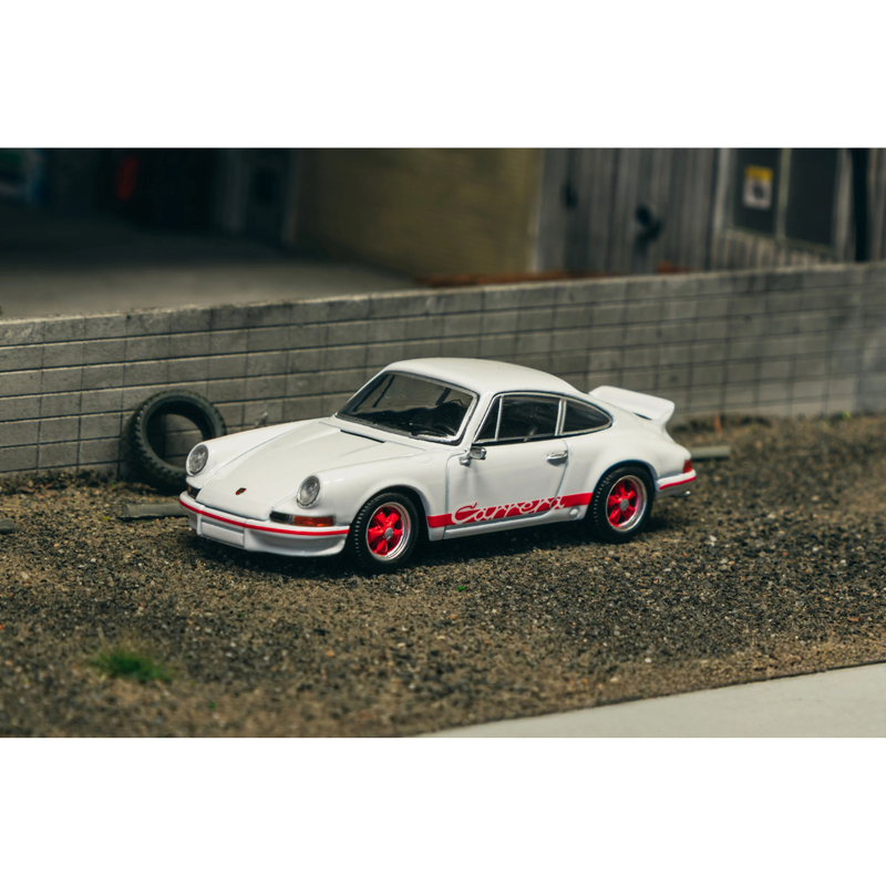 Porsche 911 Carrera RS 2.7 Lightweight, 1:64 Scale (White) — image 1