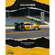 *PRE-ORDER* Porsche diecast 911 GT3 (992), 1:64 Scale (Yellow/Black) — image 5
