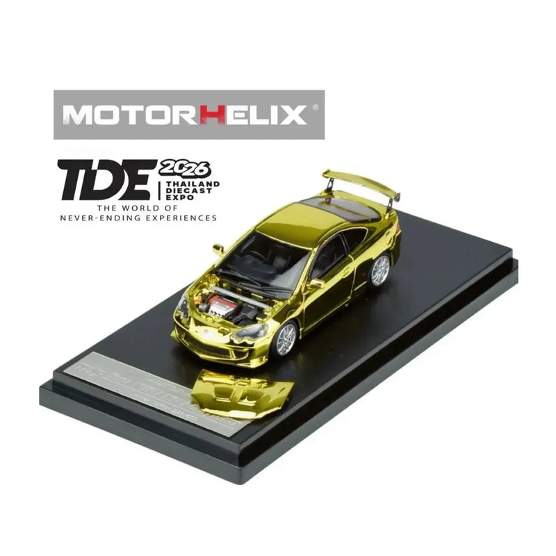*TDE 2026* 1:64 Honda Integra Type R (DC5) MUGEN (Limited to 699 pcs), 1:64 Scale (Gold Chrome) — image 1