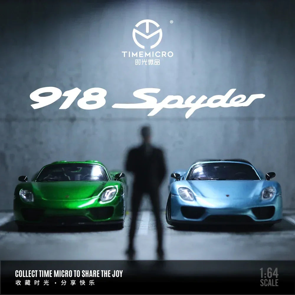 Porsche diecast 918 - Metallic Green - Figure Edition, 1:64 Scale — image 5