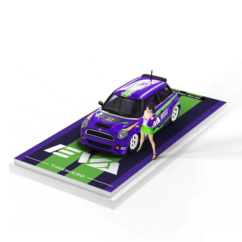 Mini Cooper - Purple EVA First Machine Figure Edition, 1:64 Scale — image 2