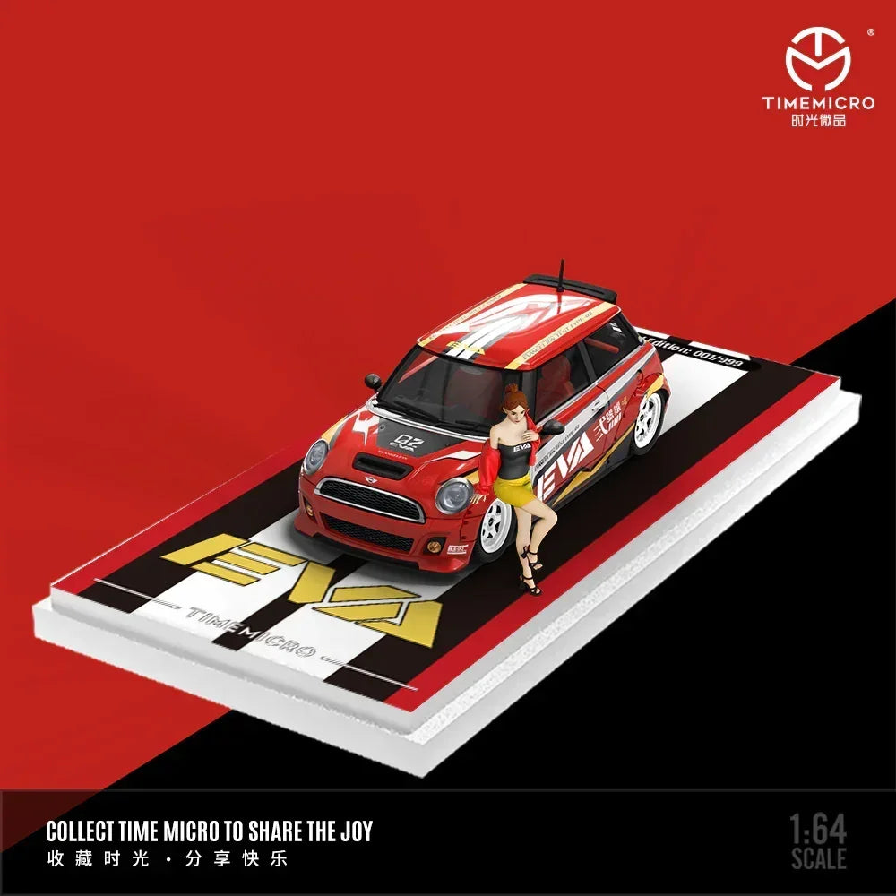 Mini Cooper - Red EVA No. 2 Figure Edition, 1:64 Scale — image 1