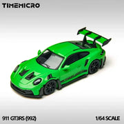 Porsche diecast 992 GT3 RS, 1:64 Scale (Green) — image 1