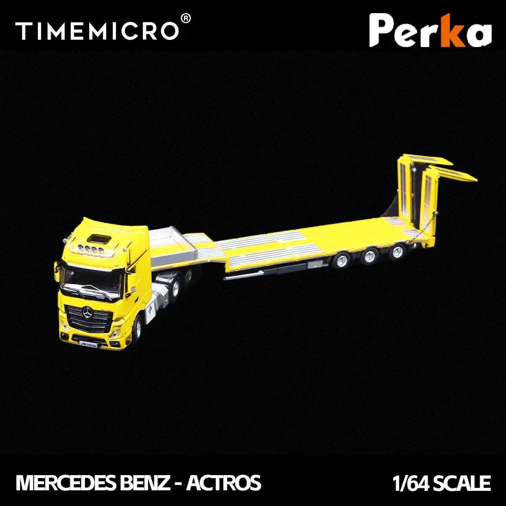 Mercedes-Benz Trailer Transporter, 1:64 Scale (Yellow) — image 2