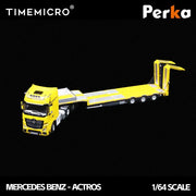 Mercedes-Benz Trailer Transporter, 1:64 Scale (Yellow) — image 2