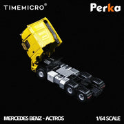 Mercedes-Benz Trailer Transporter, 1:64 Scale (Yellow) — image 3
