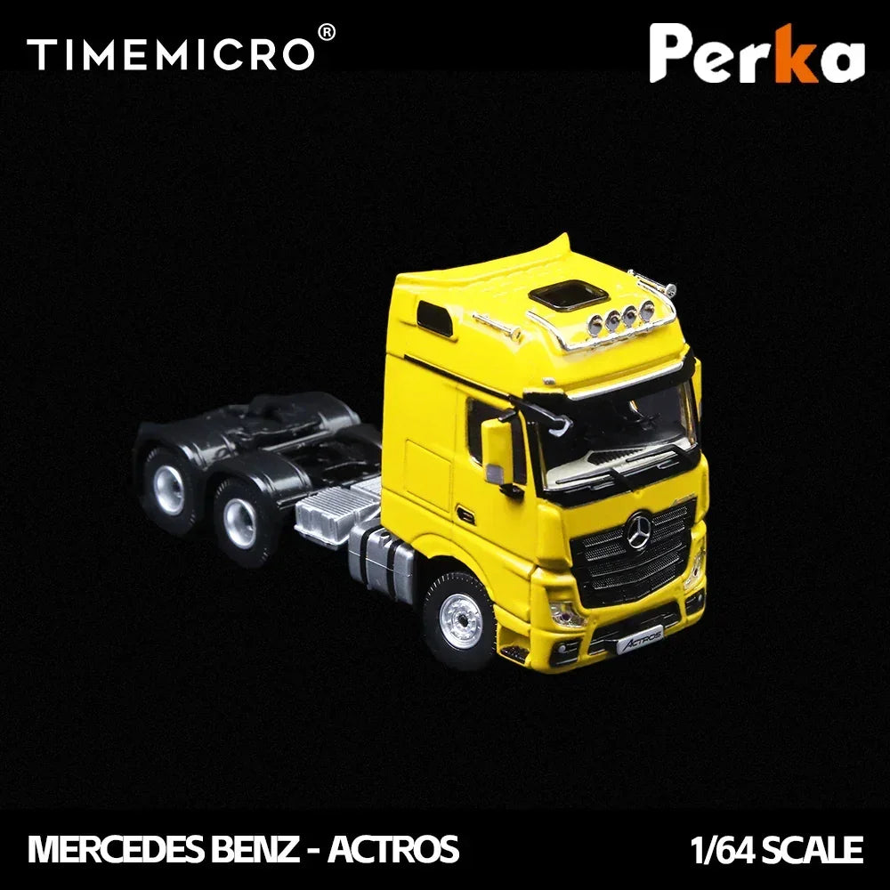 Mercedes-Benz Trailer Transporter, 1:64 Scale (Yellow) — image 4