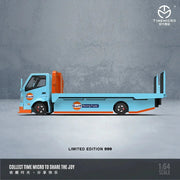 H300 Flatbed Transport Trailer - Advan, 1:64 Scale — image 3
