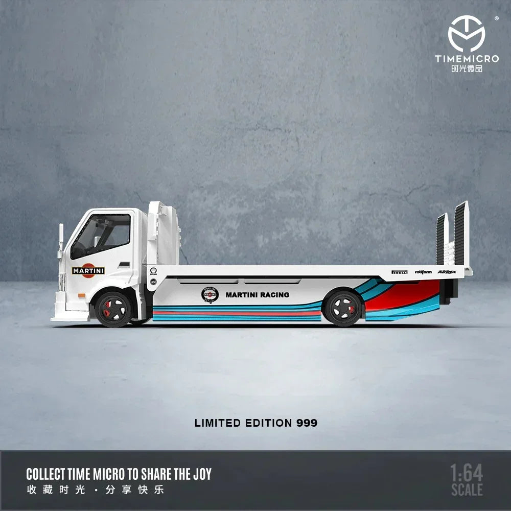 H300 Flatbed Transport Trailer - Martini Livery, 1:64 Scale — image 2
