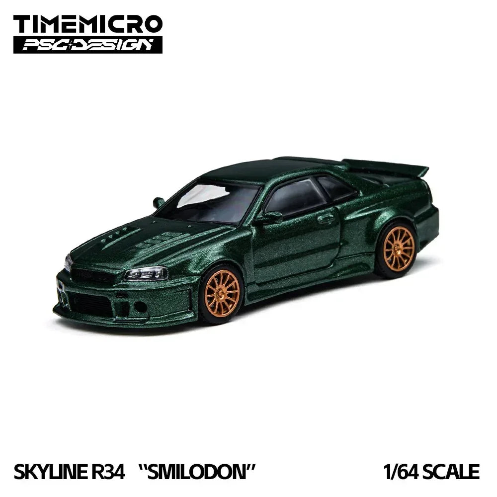 R34 Smilodon, 1:64 Scale (Dark Green) — image 1