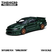 R34 Smilodon, 1:64 Scale (Dark Green) — image 1