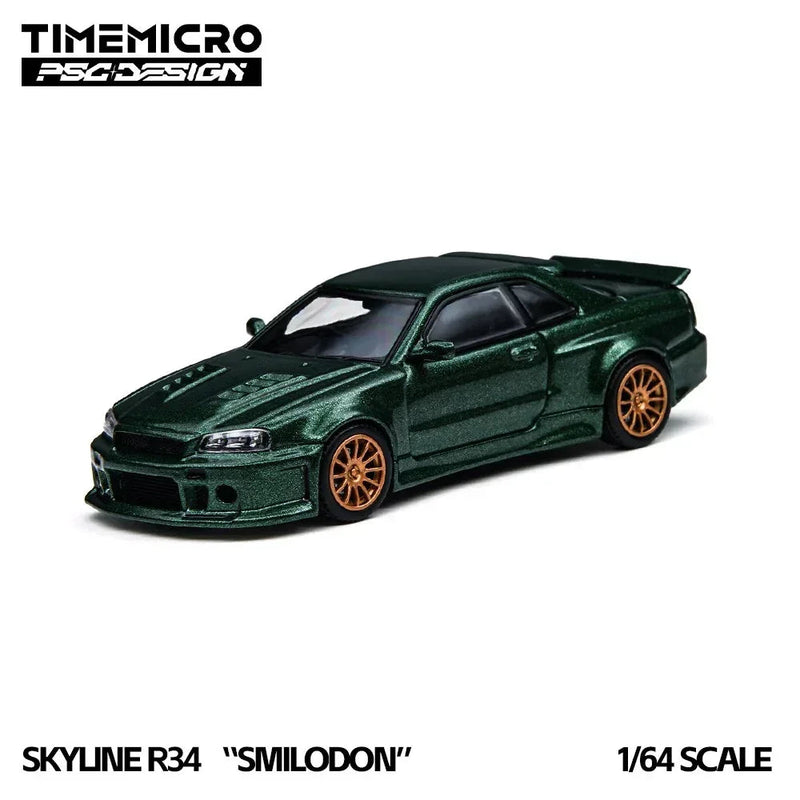R34 Smilodon, 1:64 Scale (Dark Green) — image 1