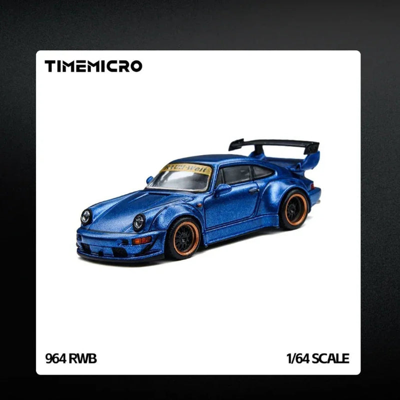 *TMCS 2026* Porsche diecast 964 RWB (Limited Edition 214 of 999), 1:64 Scale (Blue) — image 1