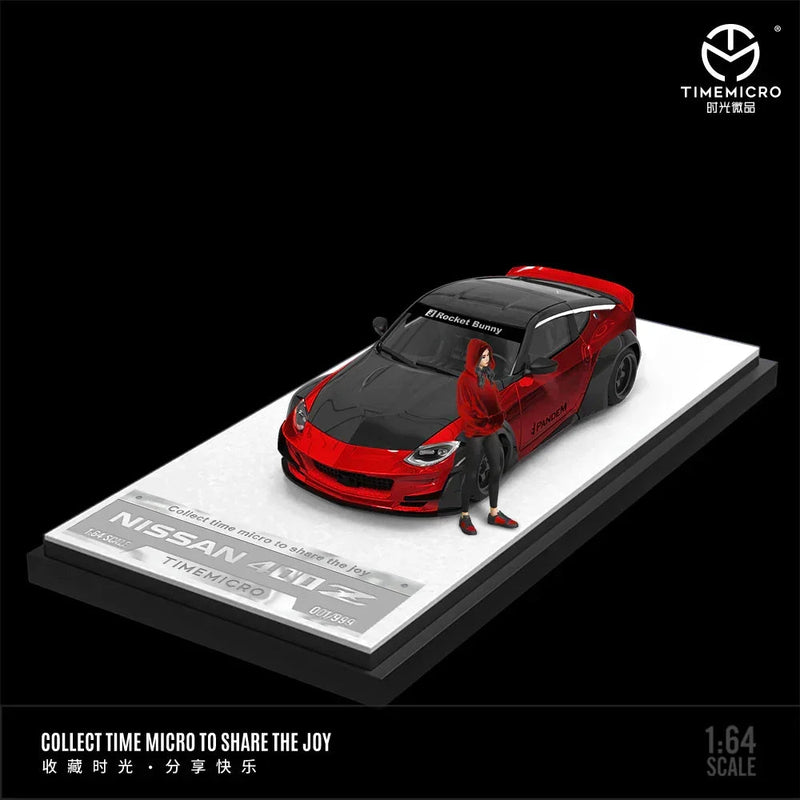 Nissan 400Z - Metallic Red Black - Figure Edition, 1:64 Scale — image 2