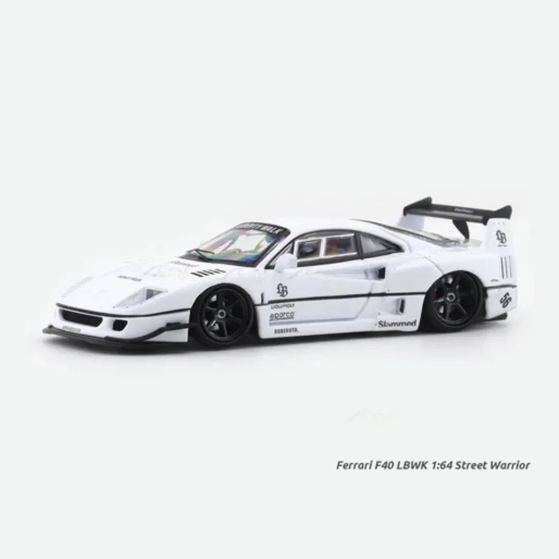 LBWK Street Warrior F40 (Limited Edition 073 of 499), 1:64 Scale (White) — image 1