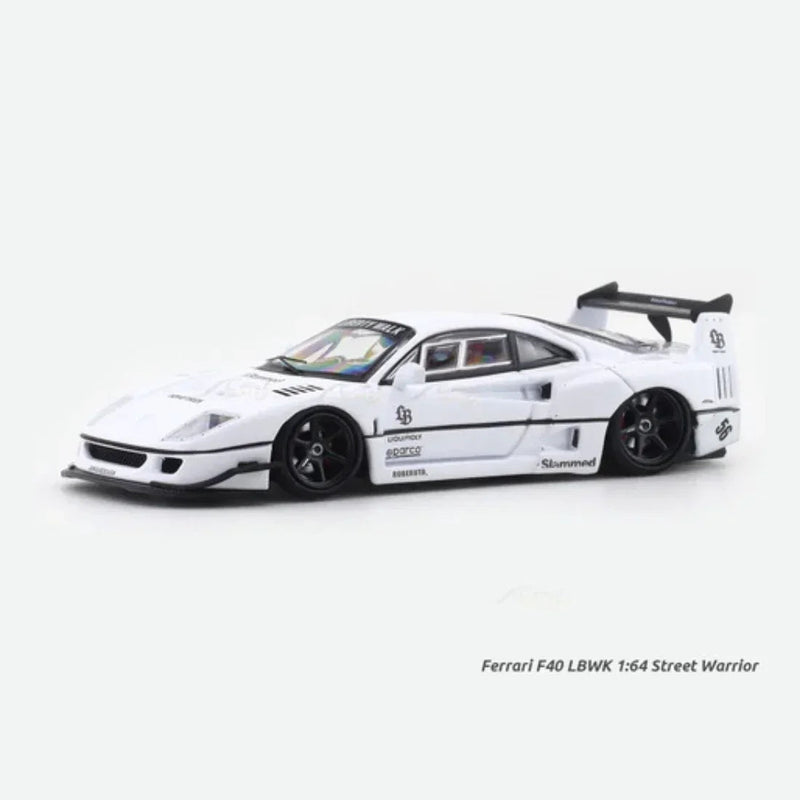 LBWK Street Warrior F40 (Limited Edition 073 of 499), 1:64 Scale (White) — image 1