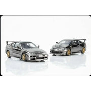*TMCS 2026* Honda Integra Type R (DC2 & DC5) MUGEN Customised Black Chrome 2-Car Set, 1:64 Scale — image 1