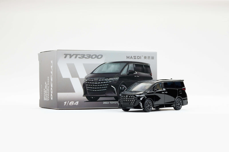 Toyota Alphard 2023, 1:64 Scale (Black) — image 1