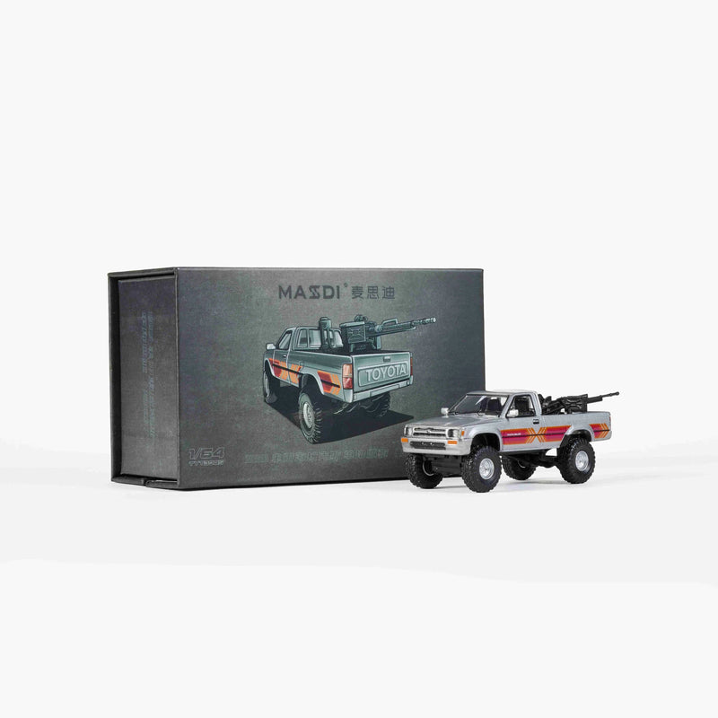 Toyota Hilux LN107 1994, 1:64 Scale (Grey) — image 1