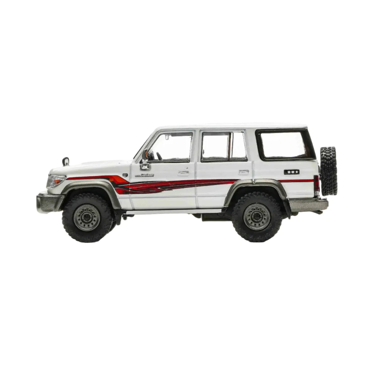 Toyota Land Cruiser LC76 1994, 1:64 Scale (White) — image 2