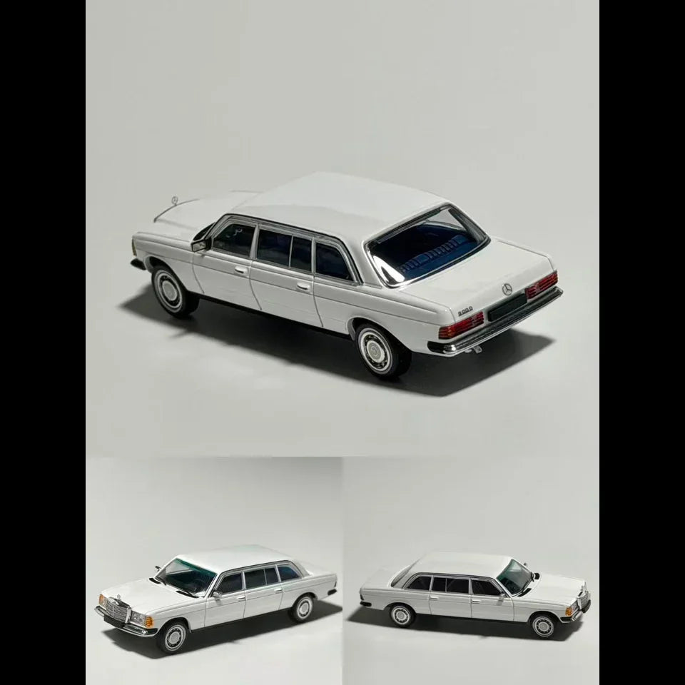 Mercedes Benz W123, 1:64 Scale (White) — image 5