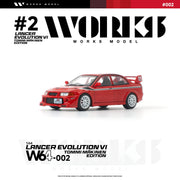 *PRE-ORDER* Mitsubishi Lancer Evolution Vi Tommi Makinen, 1:64 Scale (Red) — image 1