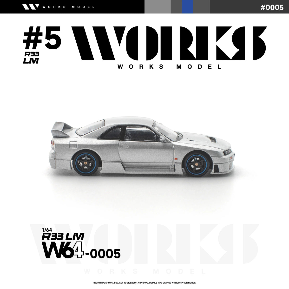*PRE-ORDER* R33 LM, 1:64 Scale (Silver) — image 4