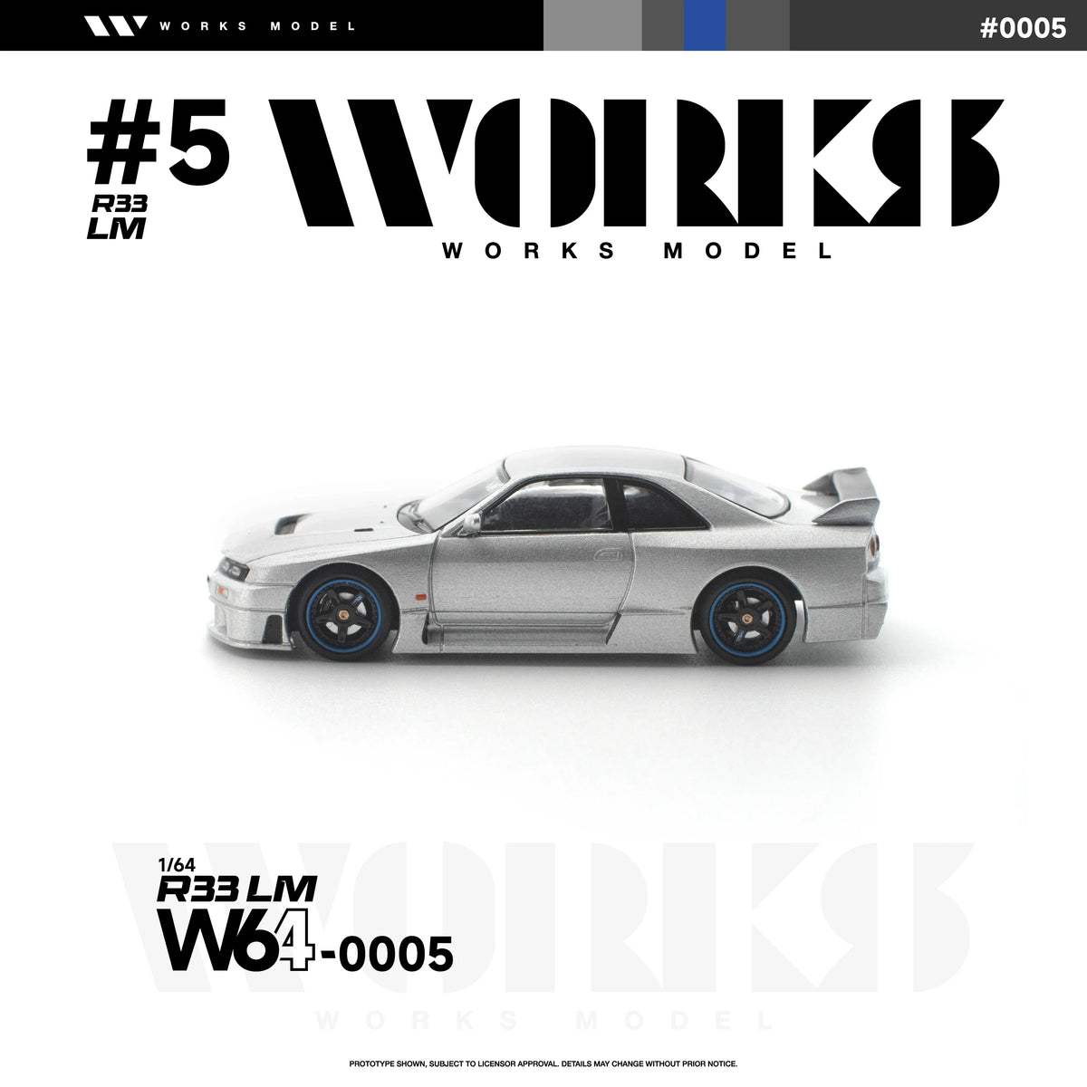 *PRE-ORDER* R33 LM, 1:64 Scale (Silver) — image 2