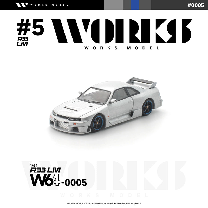 *PRE-ORDER* R33 LM, 1:64 Scale (Silver) — image 1