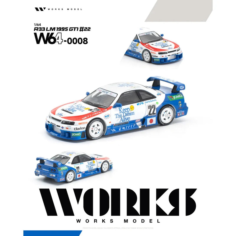 *PRE-ORDER* Nissan R33 LM 1995 GT1 #22, 1:64 Scale — image 1