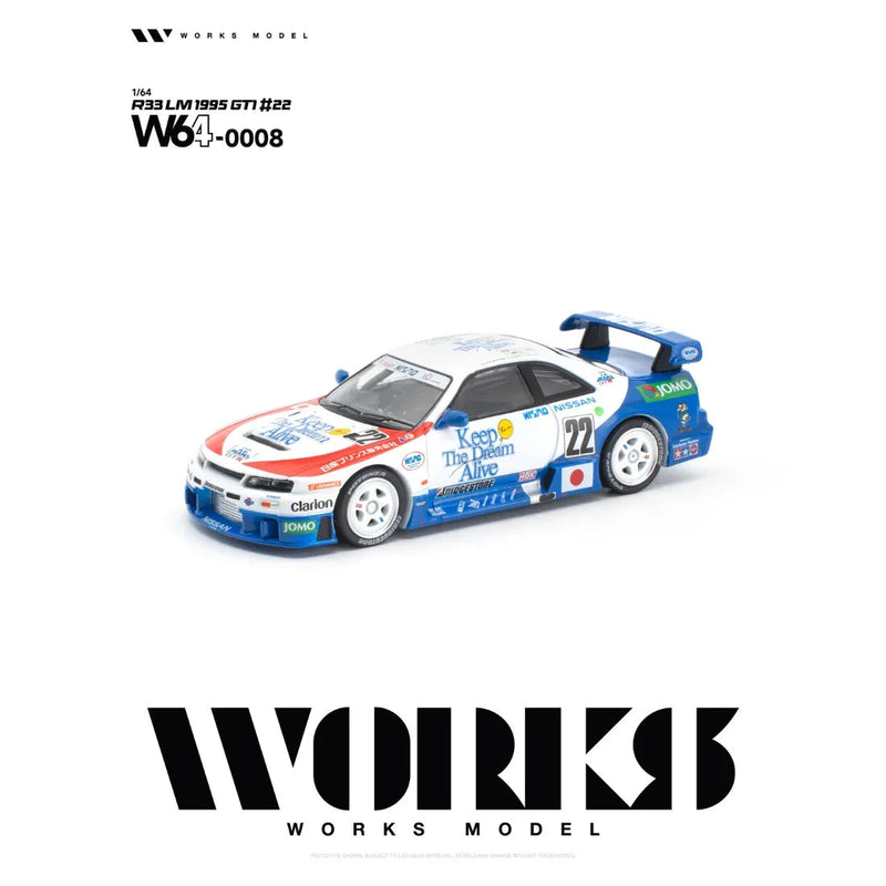*PRE-ORDER* Nissan R33 LM 1995 GT1 #22, 1:64 Scale — image 2