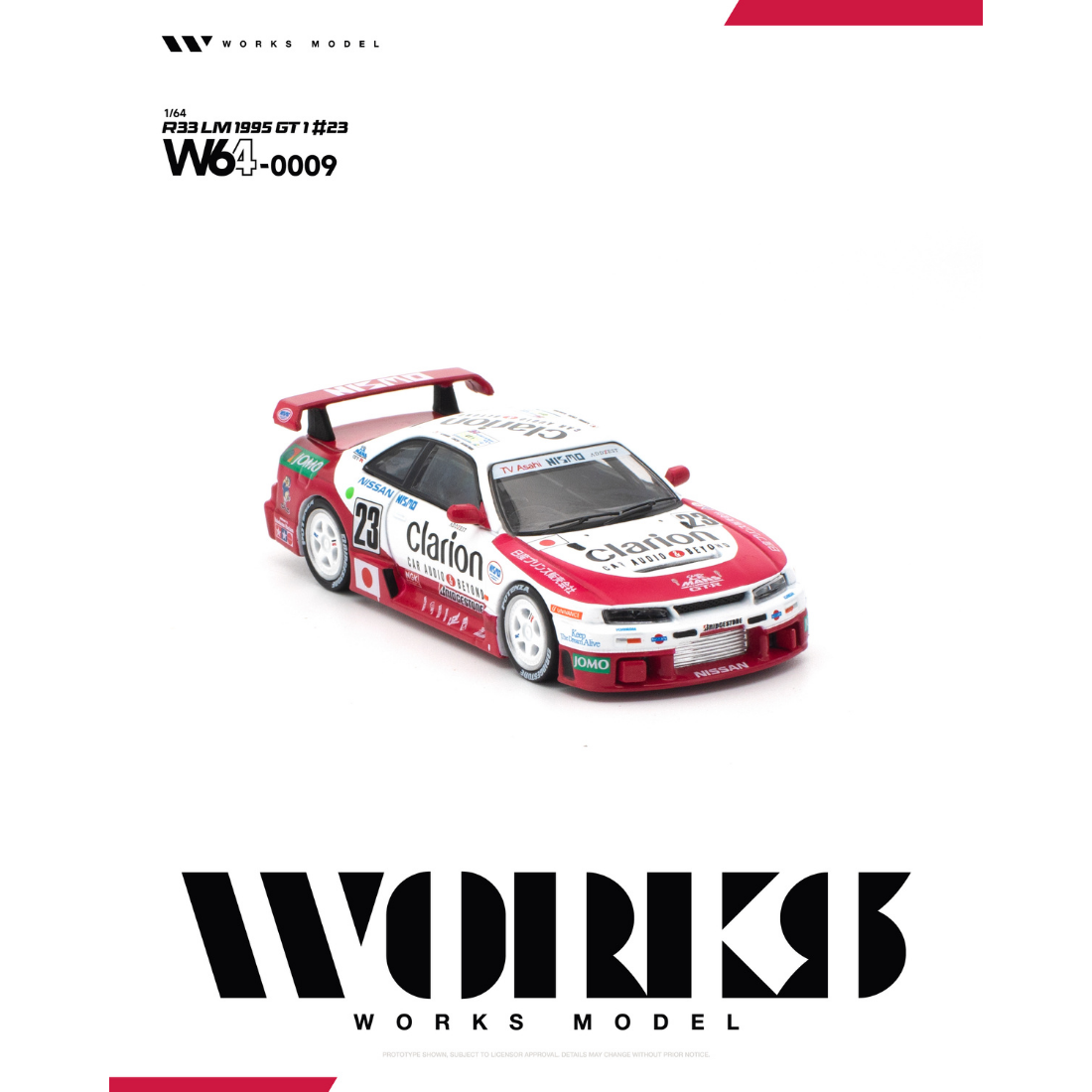 *PRE-ORDER* R33 LM 1995 GT1 #23, 1:64 Scale — image 4