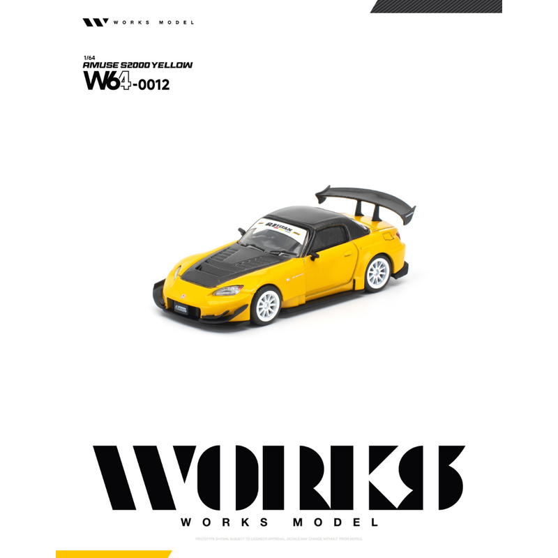 *PRE-ORDER* Amuse S2000, 1:64 Scale (Yellow) — image 2