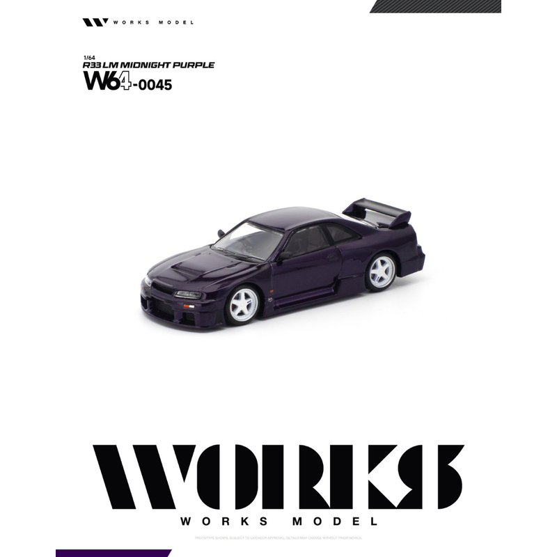 *PRE-ORDER* R33 LM MIDNIGHT, 1:64 Scale (Purple) — image 2