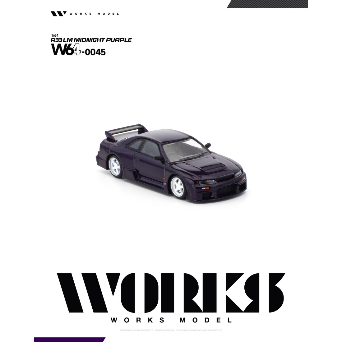 *PRE-ORDER* R33 LM MIDNIGHT, 1:64 Scale (Purple) — image 4