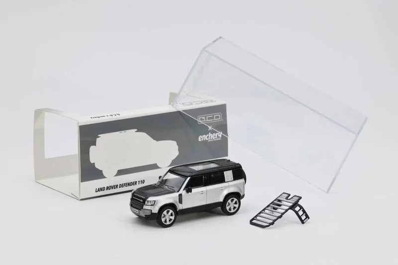 *PRE-ORDER* Land Rover Defender 110 2021, 1:64 Scale (Silver) — image 1