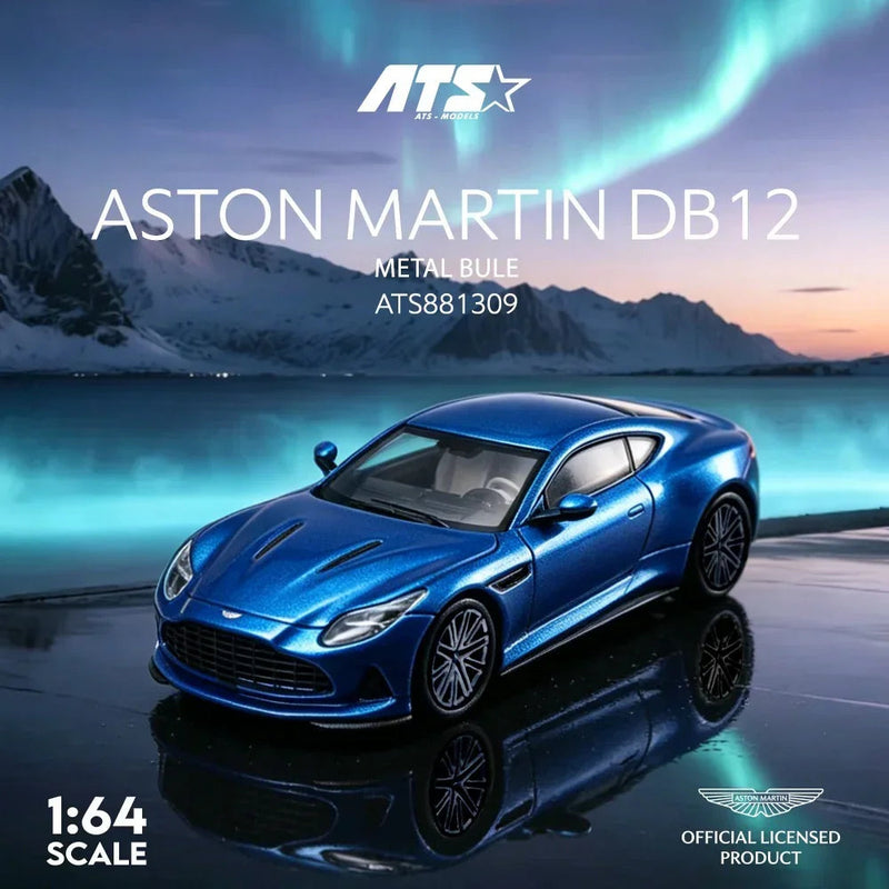 *PRE-ORDER* Aston Martin DB12 (Blue), 1:64 Scale — image 1