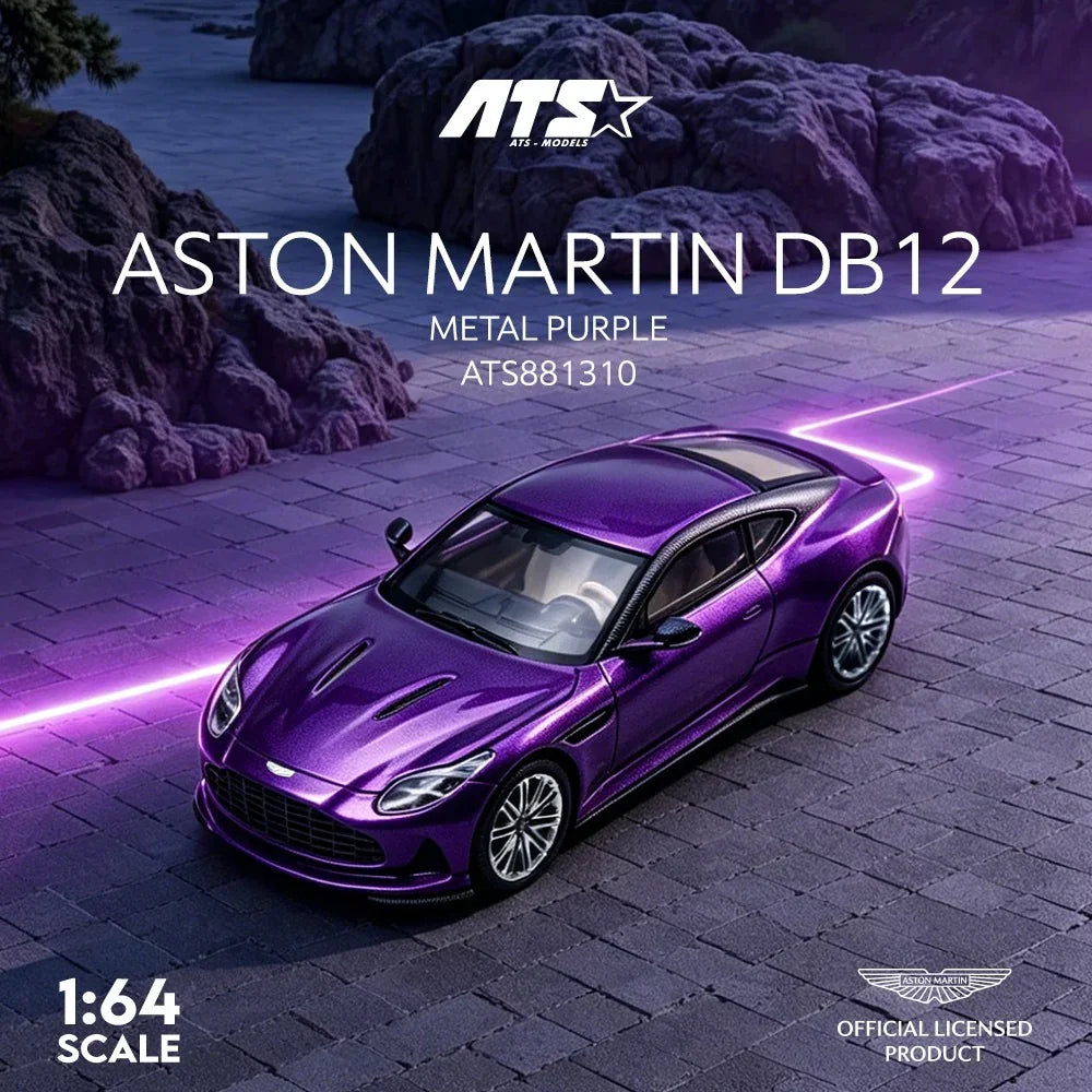 *PRE-ORDER* Aston Martin DB12 (Purple), 1:64 Scale — image 1
