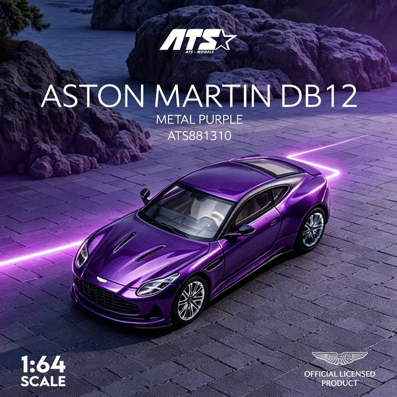 *PRE-ORDER* Aston Martin DB12 (Purple), 1:64 Scale — image 1