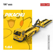 *PRE-ORDER* Cool Car H300 Flatbed Transport Trailer (Pikachu Painted), 1:64 Scale — image 3