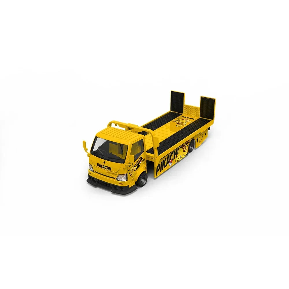 *PRE-ORDER* Cool Car H300 Flatbed Transport Trailer (Pikachu Painted), 1:64 Scale — image 6