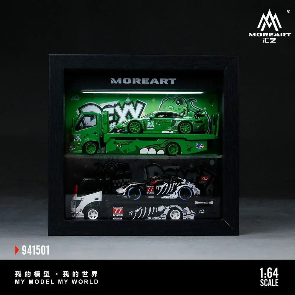 *PRE-ORDER* Integrated Photo Frame with Green Dragon Coating, 1:64 Scale (Green) — image 1