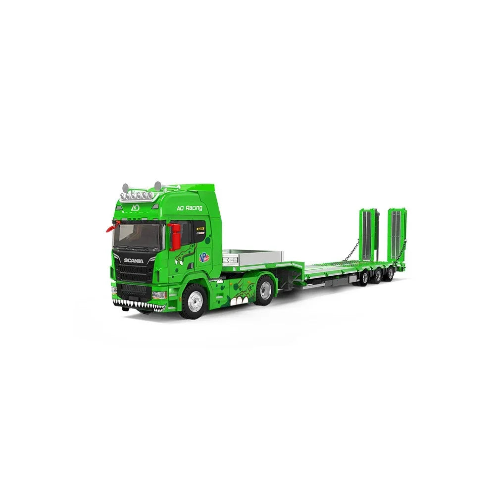 *PRE-ORDER* Scania Flatbed Transport Vehicle - Green Tyrannosaurus, 1:64 Scale — image 4