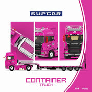 *PRE-ORDER* Scania Flatbed Transport Vehicle - Tyrannosaurus Rex, 1:64 Scale (Pink) — image 2