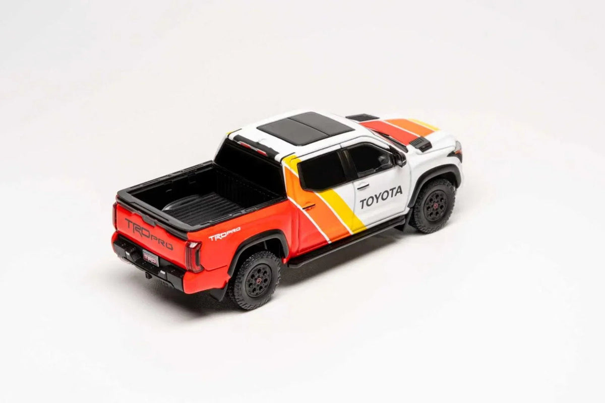 *PRE-ORDER* Toyota Tundra TRD PRO (TRD Heritage Livery), 1:64 Scale (White) — image 6