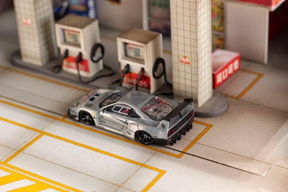 *PRE-ORDER* Ghost Player × Street Weapon 1:64 Scale Liberty Walk Widebody F40, Raw Color — image 5