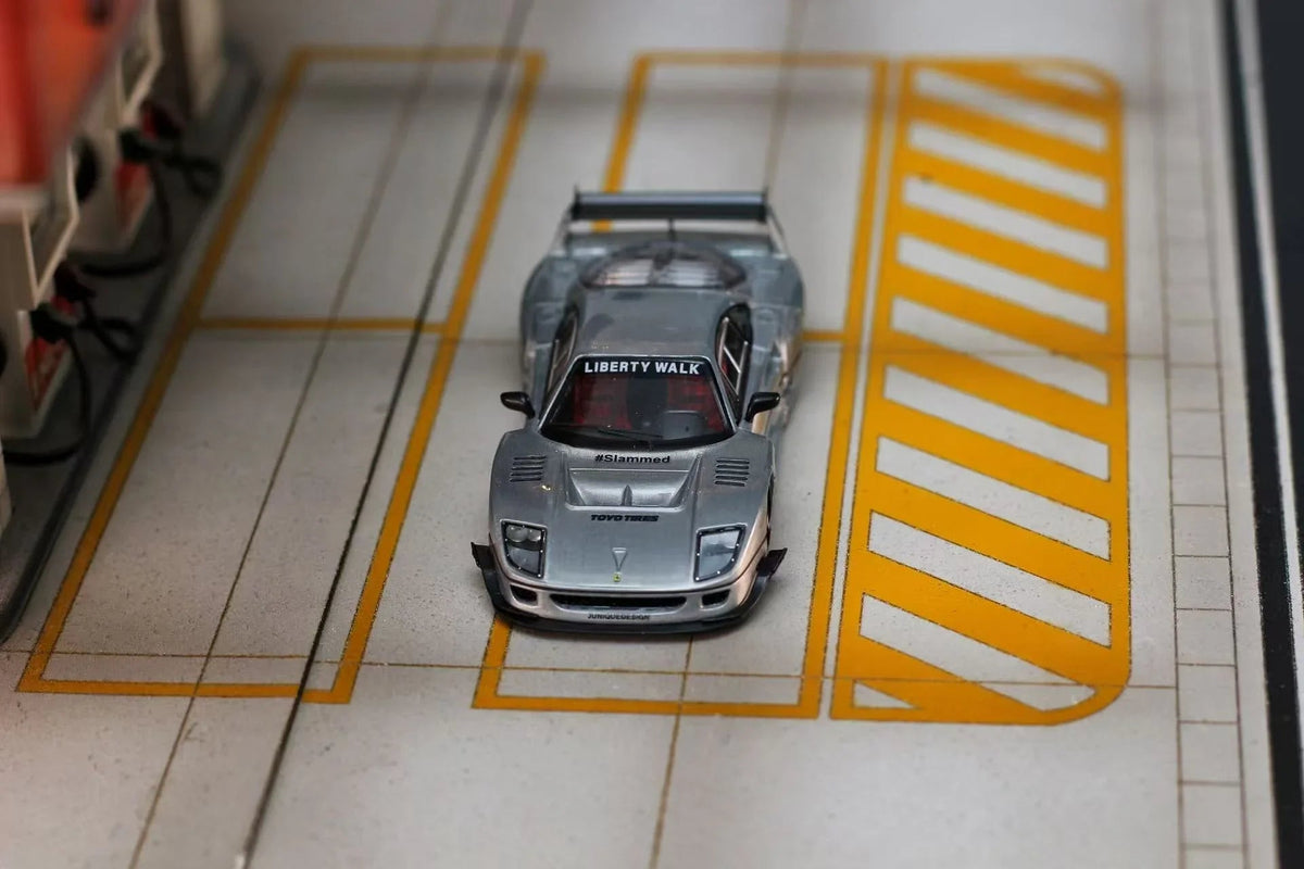*PRE-ORDER* Ghost Player × Street Weapon 1:64 Scale Liberty Walk Widebody F40, Raw Color — image 8