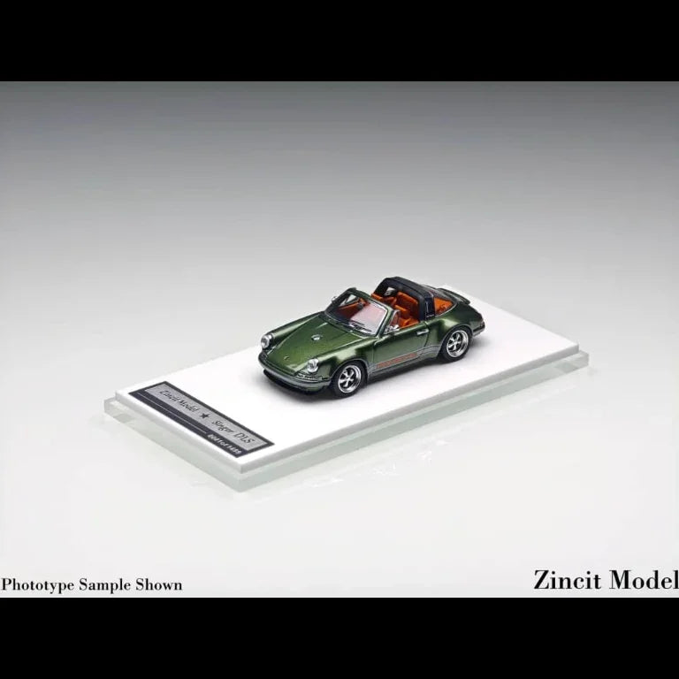 *PRE-ORDER* Singer Targa 911 (964), 1:64 Scale (Green) — image 1