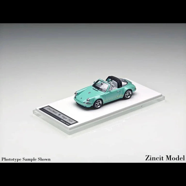 *PRE-ORDER* Singer Targa 911 (964), 1:64 Scale (light Turquoise) — image 1