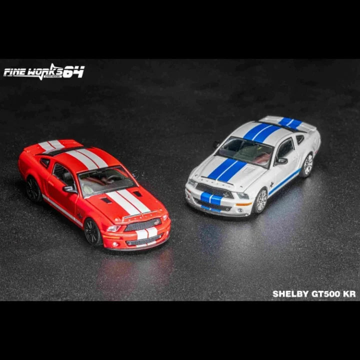 *PRE-ORDER* Ford GT500 KR (2008) Pearl White (Limited to 999pcs), 1:64 Scale (Red) — image 5